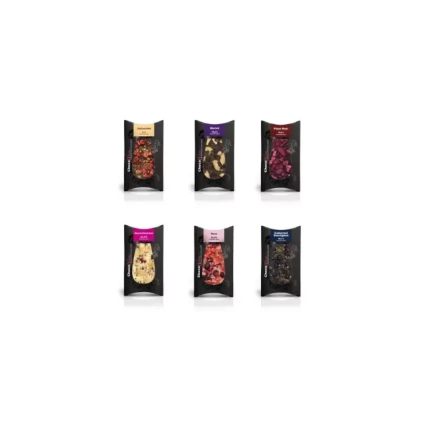 Ekskluzywny zestaw ChocoWine z 6 czekoladami na prezent